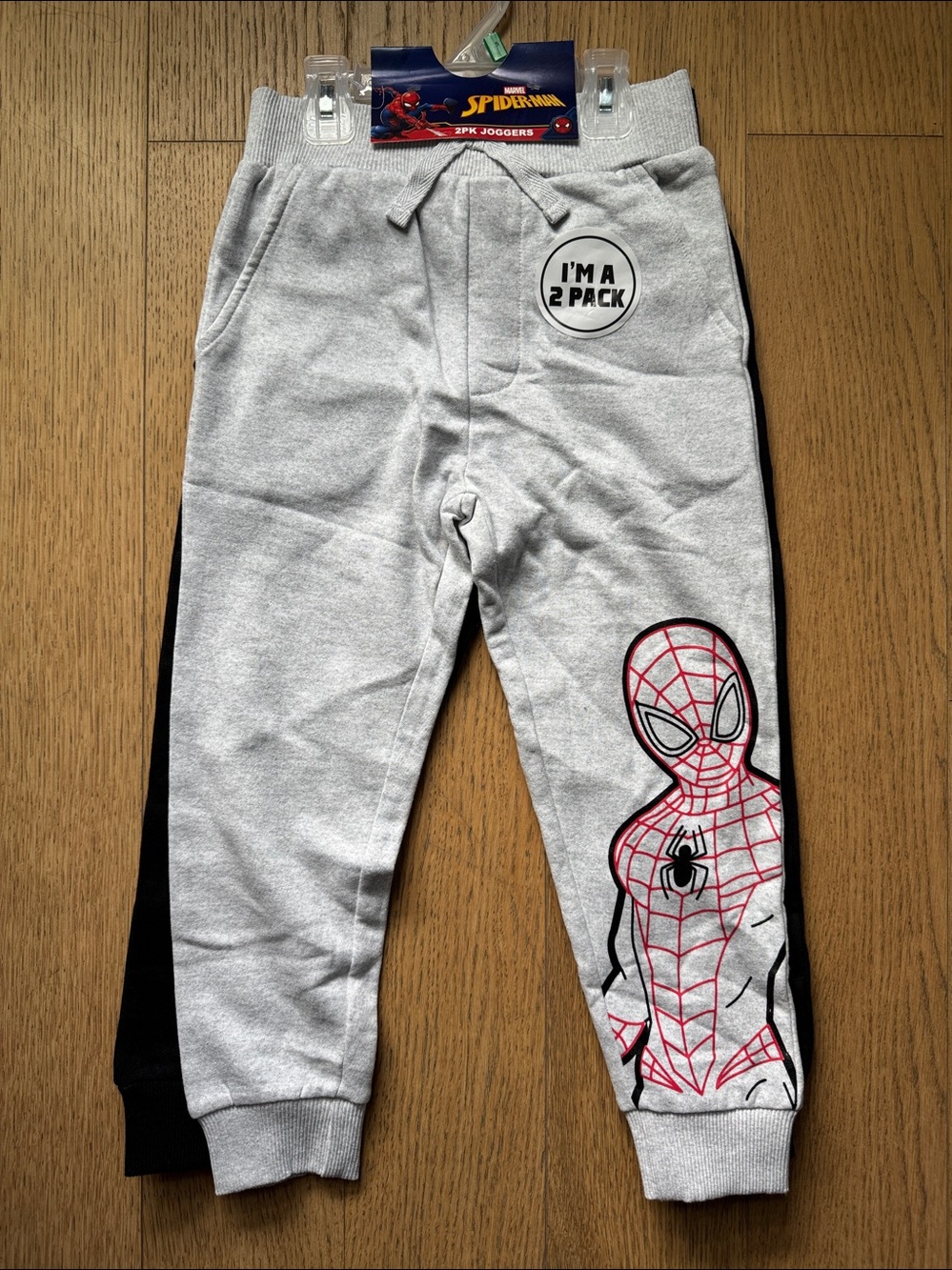 2 Spider-Man Boy's Toddler 2PC Jogger Pants Set NWT - Size 5